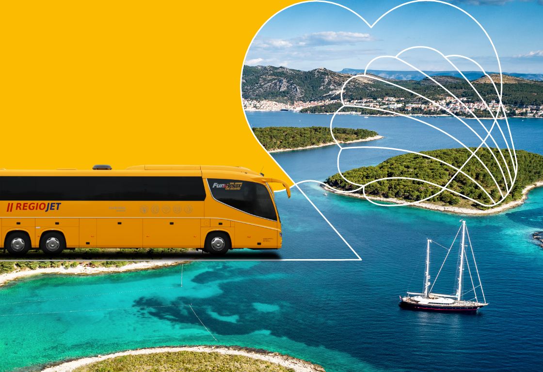 Our direct bus connection between the Czech Republic and Split will run daily throughout the whole Summer!