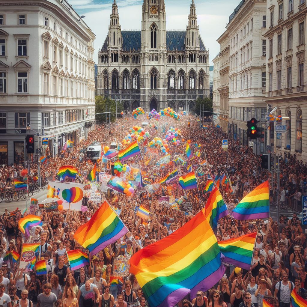 Vídeň 🏳️‍🌈 8. 6. 2024