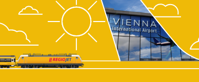 Spouštíme novou vlakovou linku na letiště Vídeň