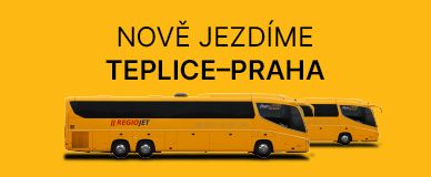 Nově jezdíme na lince Teplice–Praha